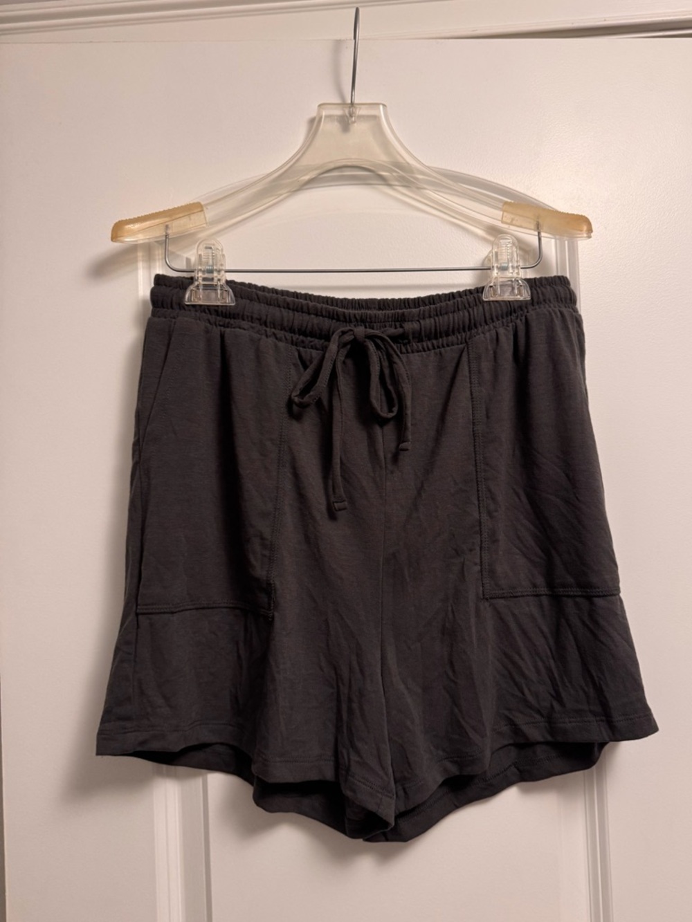 Zenana Outfitters Gray Drawstring Athletic Shorts
